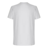 Мъже случайни кръг врата 3Д дигитален печат Пуловер фитнес спортни шорти ръкави тениска блуза в продажба