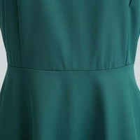 IOPQO Лятна рокля жени винтидж ретро без ръкави от 1950 г.