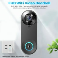Smart Doorbells Peephole Video Intercom 1080p Wi-Fi двупосочно аудио търсене дом