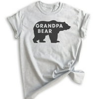 Тениска на дядо мечка, унизирана мъжка риза, тениска на дядо, риза на дядо, Хедър Аш, средна