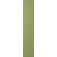 Екена мелница 1 2 в 68 х Америкрафт три борда екстериор истинско дърво две равни панелни рамкирани борда-н-Батен щори, мъх зелен