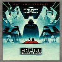 Междузвездни войни: Империята настъпва назад - 40 -годишнина за стенен плакат, 14.725 22.375