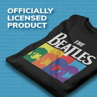 The Beatles - Neon Logo - Графична тениска с къс ръкав