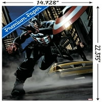 Марвел Комикс-Капитан Америка - Комичен Стенен Плакат, 14.725 22.375