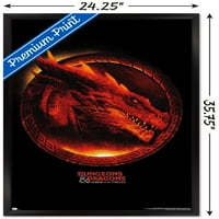 Dungeons and Dragons - Чест сред крадците - Плакат за стена на Dragon, 22.375 34 в рамка