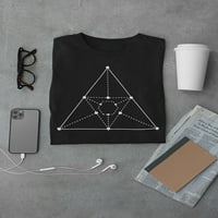 Тениска с триъгълна свещена геометрия мъже -Маг от Shutterstock, мъжки xx-голям