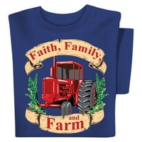 Колекции и т.н. Вяра семейство и фермерски трактор графичен тий за къс ръкав