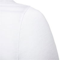 Мъжки летни ризи Лятна мода Мъжки ежедневни разхлабени качулки обвързващи къси ръкави топ блуза