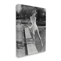 Ступел индустрии Реколта бански женски знаменитост открит отдих басейн, 48, дизайн от Лил Рю
