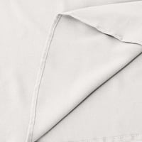 Какомарк ПИ панталони за жени на клирънс Случайни Лято Плътен бутон джоб ластик дълги панталони бели