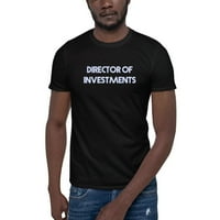 Директор На Инвестиции Ретро Стил Памучна Тениска С Къс Ръкав От Неопределени Подаръци