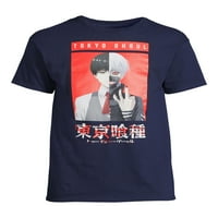 Токио Гул Кен Канеки Мъже & големи мъже къс ръкав Графичен тениска, размери с-3ХЛ