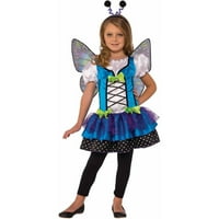 Синя пеперуда детски костюм, среден