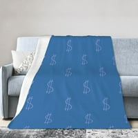 Супер меки антилигиращи фланелни одеяла, символ графити печат уютно пухкаво топло всички сезони Хвърлете одеяло за спално бельо, 50 x40