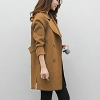 Жени ежедневни яке- есен зима за ежедневно яке ежедневни жилищни дрехи от кардиган тънък палто кафене 12