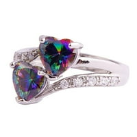 Сватбена лента в титанов платен пръстен сватбен пръстен годежен пръстен многоцветна