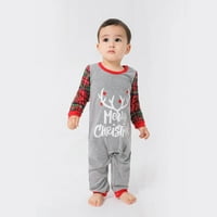 Съвпадение семейство съвпадение коледни Пижами спално облекло домашно облекло комплект Коледа Пижами, Коледа пижами за семейството 