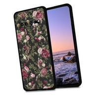 Тъмно-внимателно-винтидж-флорално-естетически калъф за телефони, дегинал за мъжки калъф Samsung Galaxy S Men, гъвкав силиконов шоков калъф за Samsung Galaxy S10
