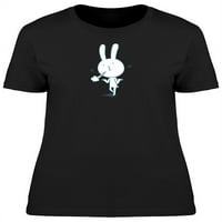 Сладък заек OK POSE Карикатура Тениска Жени -Маг от Shutterstock, женски голям