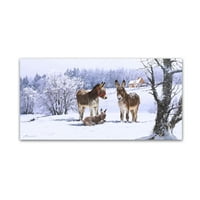 Картина' магарета в сняг ' от Студио Макнийл